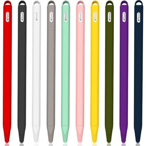 Soft Silicone For Apple Pencil 2nd Generation Case For iPad Pencil 2 Cap Tip Cover Holder Tablet Touch Pen Stylus Pouch Sleeve