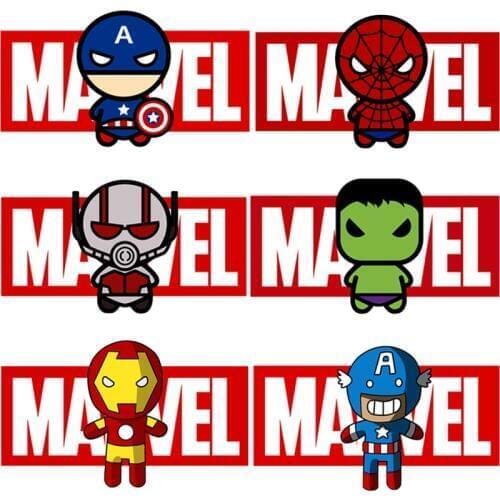 1PC Hot transfer Avenger alliance hot transfer decoration stickers for class a pasteurized clothing accessories
