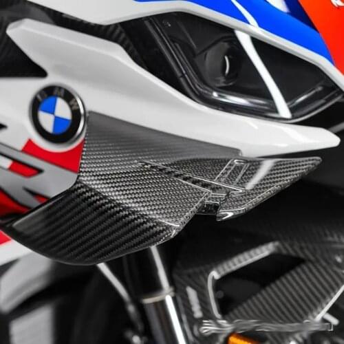 For BMW S1000rr Fairing Front Aerodynamic Winglets Carbon Fiber Windshield Fairing Wing For BMW S1000RR 2019-2021