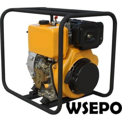 Factory Direct Supply! 4 inch Inlet and Outlet Self-Priming Aluminum Water Pump by 186F 9HP Diesel Engine Applied for Irrigation