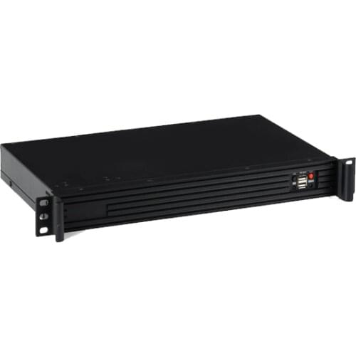 Ultra thin 1U rack-mounted industrial server computer pc support LGA1150 all series processor