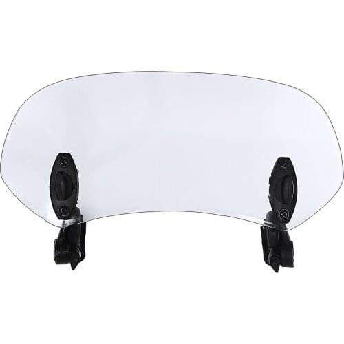 Universal Motorcycle Risen Adjustable Wind Screen Extension Windshield Spoiler Air Deflector For HARLEY BMW YAMAHA HONDA SUZUKI