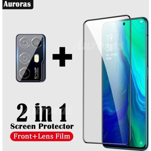 Auroras 2 in 1 Film For ZTE Red Magic 6R Screen Protector Tempered Glass For RedMagic 6R Lens Protector Glass Film