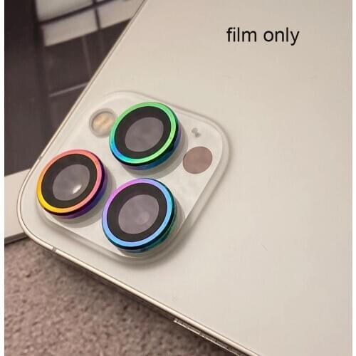 Mobile Phone Lens Protective Film Lens Ring Back Camera Lens Tempered Glass For IPhone 12 Mini Pro Max Metal Protector Glass