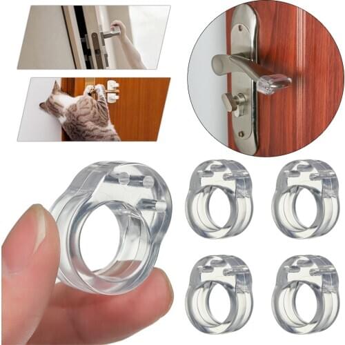 1PC Door Stopper Silica Gel Handle Buffer Baby Safety Child Protection Shockproof Pad Furniture Protective Anti-collision Ring