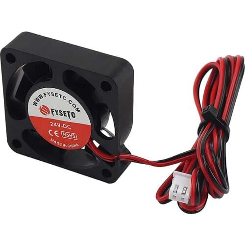 2pcs/set 40x40x10mm DC12V Cooling Fan Mute 24V Bearing Radiator Cooler for CR-10 CR-X 3D Printer Accessories