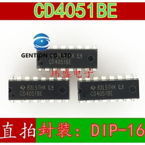 20PCS Choose CD4051BE HCF CD4051BD eight analog switch DIP-16 play in stock 100% new and original
