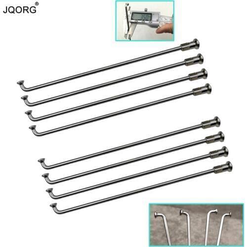 20 Pieces A Lot 9 G 3.5mm J-bend Round Body Equal Diameter Motorcycle Spokes 304 Stainless Steel Material Sliver Color Spokes