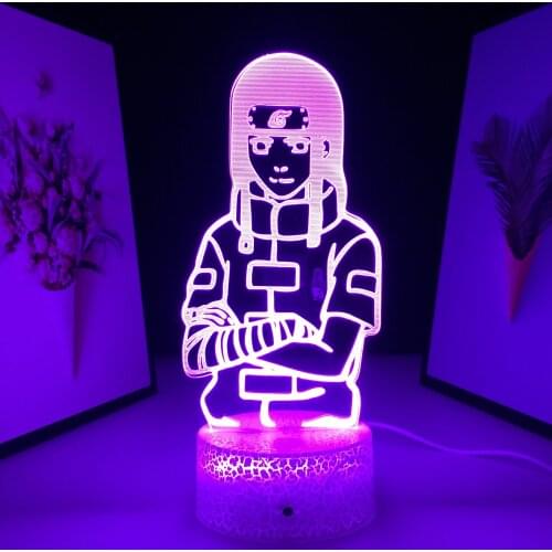 3D LED Night Lamp Manga FIgure Light for Child Gift Room Bedside Nightlight Bedroom Decoration Acrylic Light Anime Table Lamp