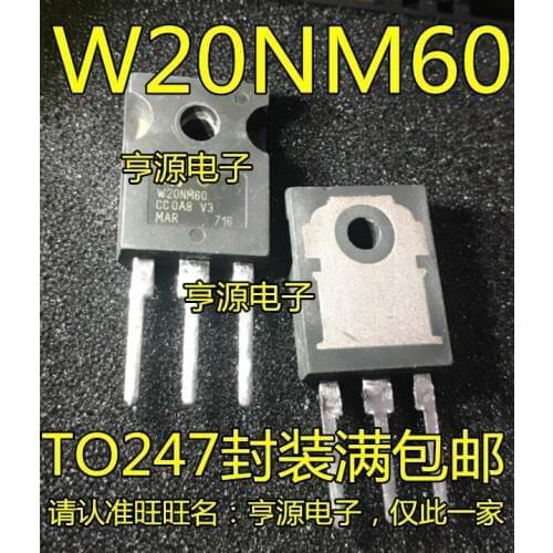 5pieces STW20NM60 W20NM60 NPN 20A600V
