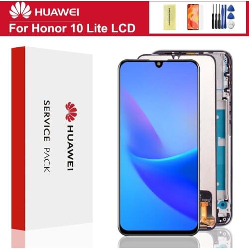 6.21" Display For Huawei Honor 10 Lite LCD Touch Screen Digitizer with Frame Replacement HRY-LX1 HRY-LX2 HRY-L21 LCD