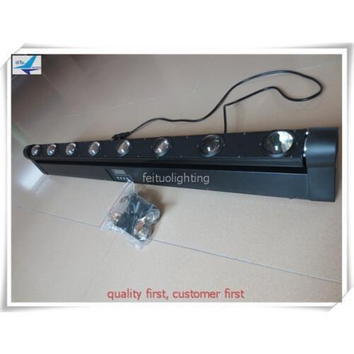 Free shipping (6pcs) Cree led 8 10w moving head rgbw led pixel bar light
