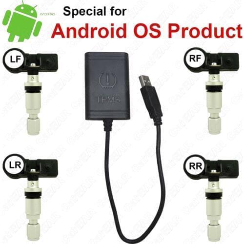 Wireless TPMS Internal Sensor special for Android OS Car DVD CAR DVR High Pressure High Temperature Fast leakage Alarm