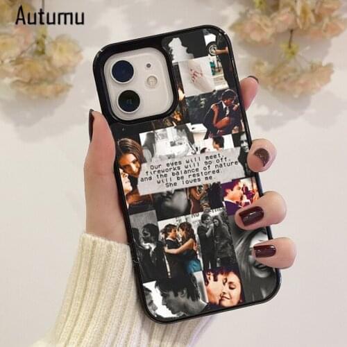 Phone Case for iPhone 12 mini X XS XR 11 Pro Max SE 2020 5 6S 7 8 Plus Samsung Galaxy S8 S9 S10 S20 S21 elena and damon Cover