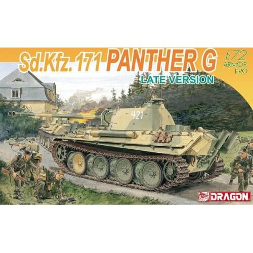 DRAGON 7206 1/72 Scale German Sd.Kfz.171 Panther G Late Version Model Kit