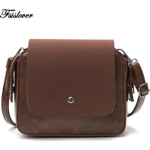 European Fashion Simple Womens Designer Handbag 2019 New Quality Scrub PU Leather Women Tote bag Shoulder Crossbody Bags