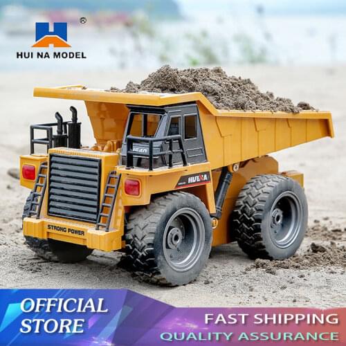 Remote Control Mixer Truck 2.4GHZ with Electric Light And Sound Toy RC Engineering Vehicle Blender Model tractor Toys for boys