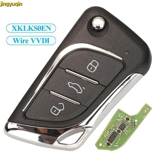 Jingyuqin 5pcs XKLKS0EN VVDI2 Mini Key Tool For Lexus Type Wire VVDI Xhorse Remote Flip Car Key Control Universal 3 Buttons
