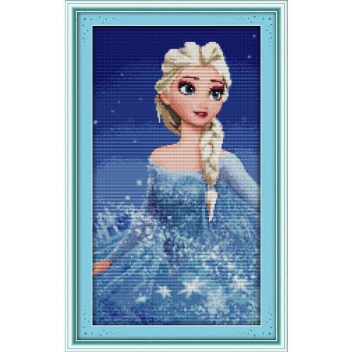 Joy Sunday Aisha Chinese Cross Stitch Kits Ecological Cotton Clear Stamped Printed 14 11CT DIY Gift Wedding Decoration For Home