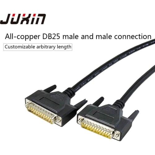 DB25 25 Pin Serial Port Cable Male / Male RS232 25PIN male to female Cable 1.5m 3m 5m Connect your printer