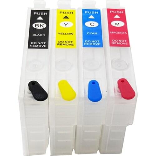 Eikshop 206 T206 refillable Ink Cartridge With one time Chip For Epson T2061 - T2064 Expression XP-2101 XP2101 XP 2101 Printer