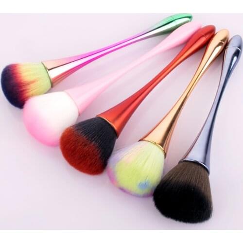 Nail Cleaning Brush Tools Remove Dust Powder Nail Art Manicure Pedicure Soft Dust Acrylic Clean Brush for Nail Care