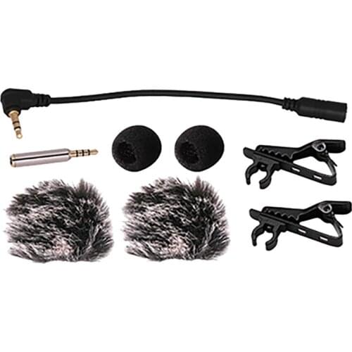 HOT-AriMic 6M Lavalier Microphone Mini Portable Two People At the Same Time Live Mobile Phone 3.5mm Lavalier Microphone