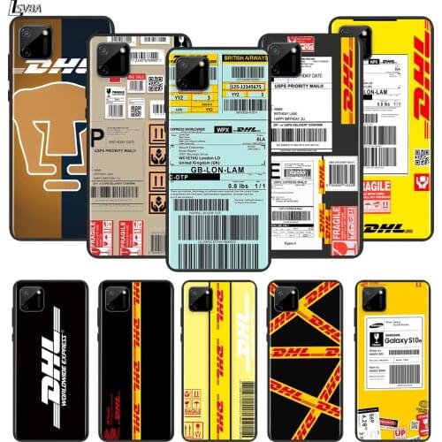 Fashion DHL Style For OPPO Realme 2 3 3i 5 5S 5i 6 6S 6i 7 7i Narzo 10 20 Pro Global Silicone Black Soft Phone Case