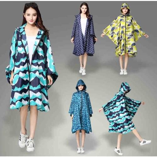 Fashionable Waterproof Mens Raincoat, Rainwear woman Outdoor Lovers'Poncho Riding Single Windswear Hiking