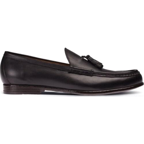 Deery, Genuine Leather Men Black Calfskin Leather Loafers Moccasins Breathable Slip on Flats Male Driving Shoes 2021