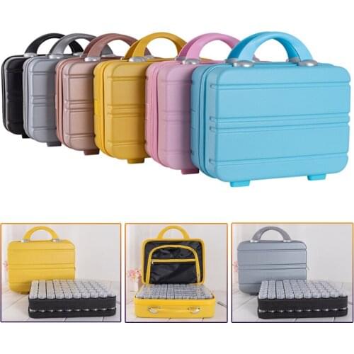 New Fashion 140 Bottles 5D Diamond Painting Accessories Hand Bag Storage Box Beads Embroidery tool Mosaic Container Nail Case