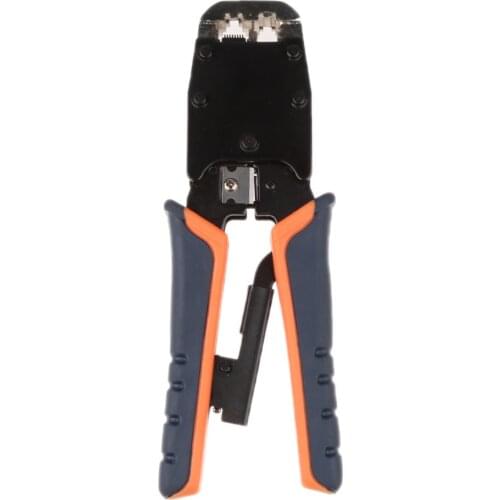 Ethernet Cable Crimping Tool RJ45 RJ12 RJ11 Crimper Cutter Stripper Tool Professional Cable Installation Crimper Crimping Tool