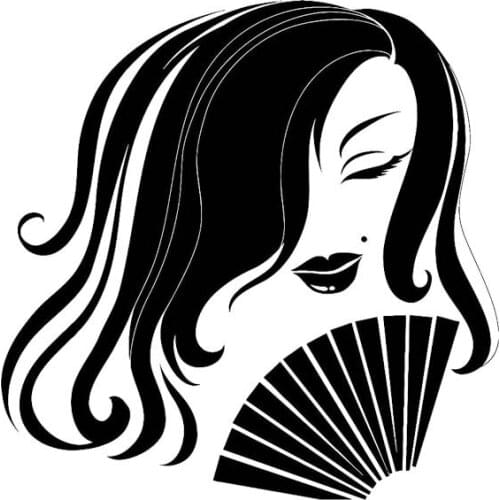 Creative Sexy Elegant Maiden Interesting Car Stickers Pvc Personality Fashion Body Windows Exquisite Waterproof Decal Decoration