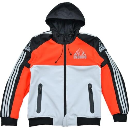 MX Dirt Bike Offroad Casual Cycling Jackets Motocross Motorbike Riding Red Grey Black Jacket With Protector