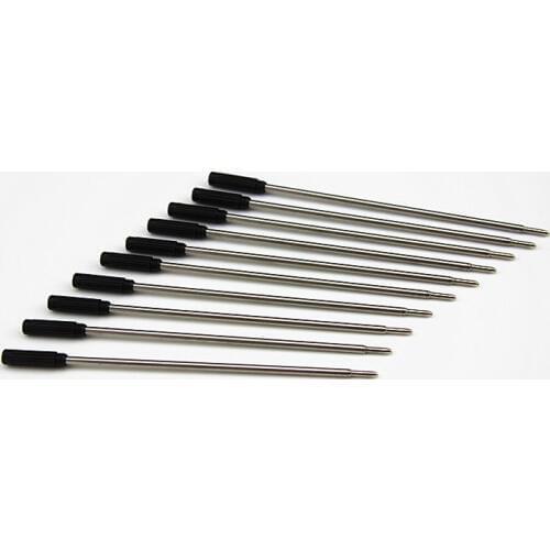 10pcs Black Cross style Ballpoint pen Refill Medium nib New Suitable for all types