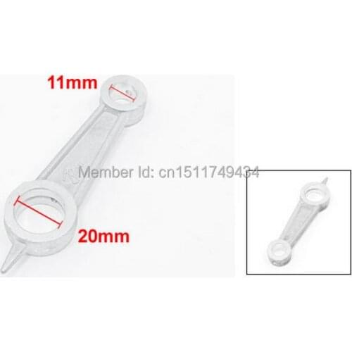 Aluminum Alloy Connecting Link Rod Electric Hammer Spare Part 20mm 11mm Dia 2pcs