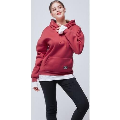 Sweatshirt Women 2019 Spring New Pattern Long Sleeve Woman Easy False Two Paper Color Catch Rong Weiyi Pullover Jr903