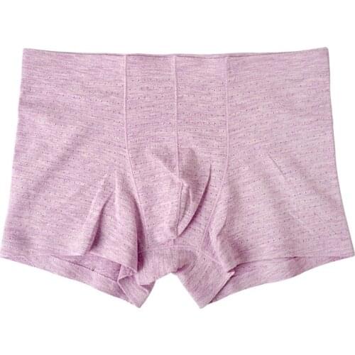 3pcs/Lot Solid Underpants Comfortable Shorts Cotton Male Panties Mens Underwear Breathable Man
