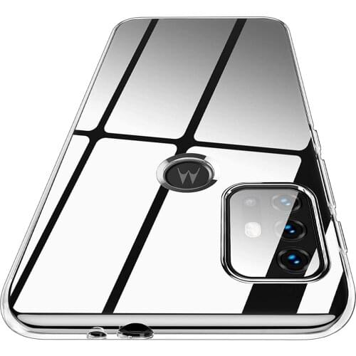 Ultra Thin Clear Soft TPU Case For Motolora Moto G Play Power Stylus 2021 G30 G10 Edge S E7 Power 5G One Fusion Plus Vison G8 G9