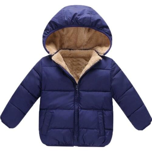 Winter Boys Girls Coat Cotton Snowsuit Coats children jackets Thicken Warm Velvet Parkas winter costume fashion full hooded sets