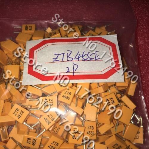 100PCS/LOT ZTB455E ceramic crystal crystal 2P 455E ceramic vibration resonator 2P 455K ZTB455E