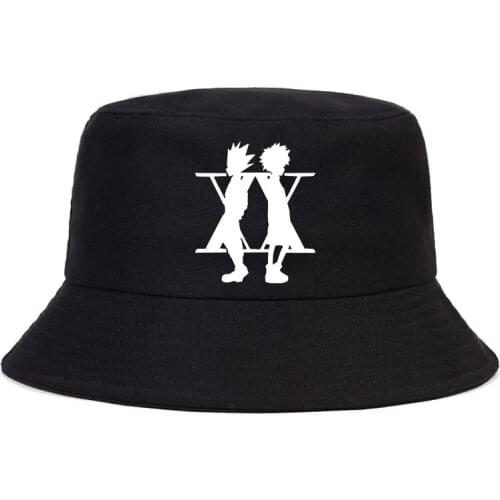 2021 Hunter X Hunter Bucket Hat Killua Zoldyck Baka Classic Comic Panama Cap Classic Anime Japan Cotton Panama Fisherman Cap
