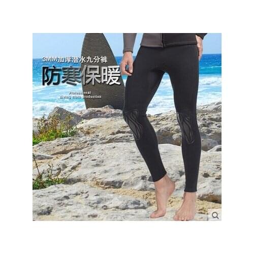 3MM Men Neoprene Scuba Jump Surfing Snorkeling Wetsuit Pants Warm Spearfishing UnderWater Hunting Swimming Diving Trousers