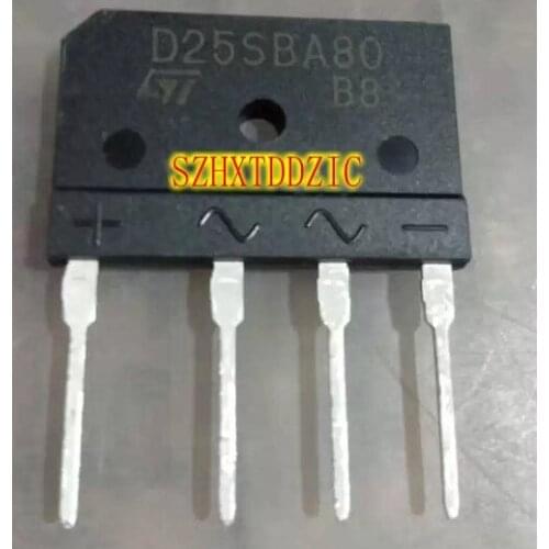 5pcs/lot D25SBA80 D25SB80 D25SBA60 D25SB60 ZIP4 [DIP]