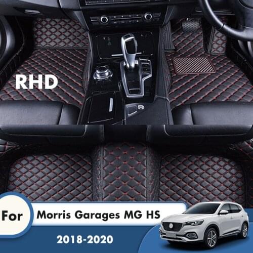 RHD Car Floor Mats For Morris Garages MG HS 2020 2019 2018 Carpets Custom Foot Pads Car Accessories Interior Floorliner Rugs