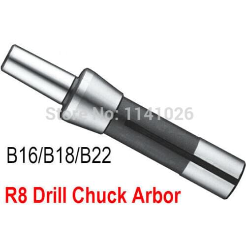 Free shipping 1PCS R8 Drill Chuck Arbor Draw Bar M12 or 7/16'' 20UNF Mount B16/B18/B22