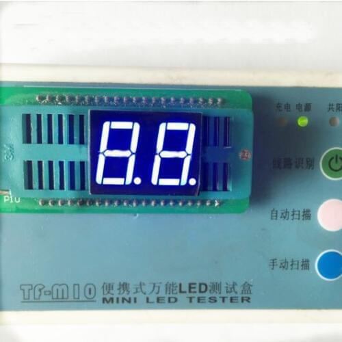 Free Ship 10pcs 0.56inch digital tube anode 0.56inch 2bits digital Tube 10pin blue digital tube led display 0.56