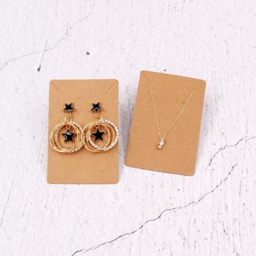 "Fashion Jewelry " Printing White Paper Cardboard Jewelry Long Big Earrings Packaging Card 6*10cm Can Printing logo Cost Extra