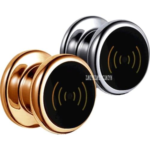 Zinc Alloy Handle Sauna Lock Bath Center Inductive Lock Shower Room Locker Electronic Lock Sensitive Moisture-Proof Anti Prying