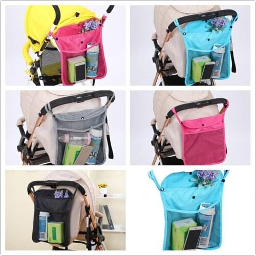 Baby stroller storage bagBaby bassinet mesh hanging storage bagBaby trolley caseBaby stroller seat bag Stroller accessories